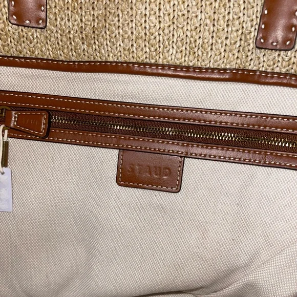 GUC STAUD Mercato Raffia Tote - Picture 9 of 12
